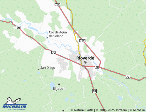 MICHELIN Real de Ximena map - ViaMichelin