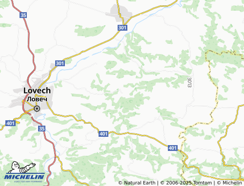 MICHELIN-Landkarte Gostinya - ViaMichelin