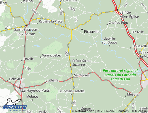MICHELIN Vindefontaine map - ViaMichelin