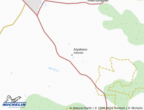 MICHELIN-Landkarte Azyakovo - ViaMichelin