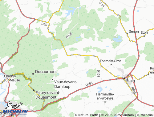 Mappa MICHELIN Mogeville - ViaMichelin