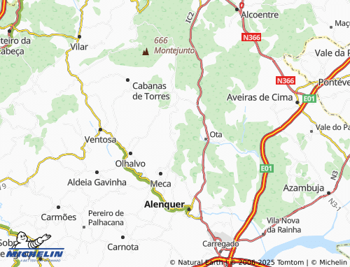 MICHELIN Bairro map - ViaMichelin