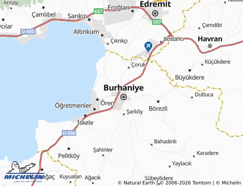 MICHELIN Memiş map - ViaMichelin