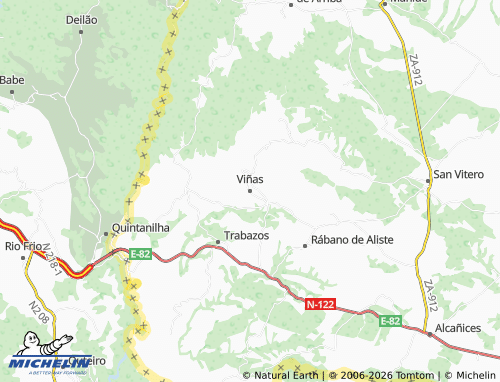 MICHELIN Viñas map - ViaMichelin