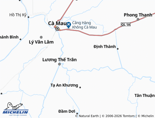 MICHELIN Hòa Tân map - ViaMichelin