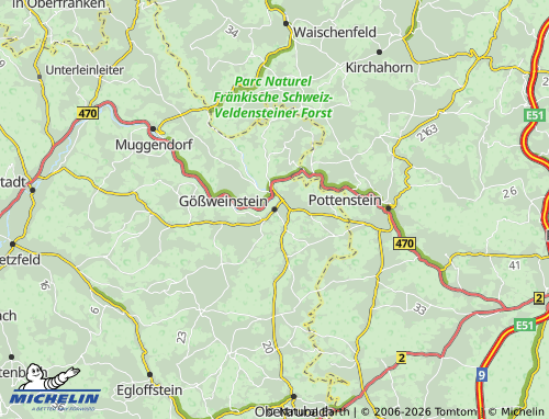 Mappa MICHELIN Gößweinstein - ViaMichelin