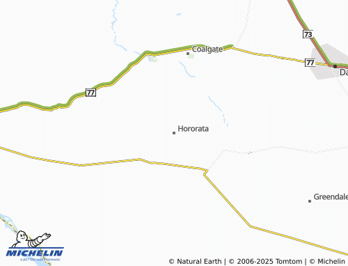 MICHELIN Hororata map - ViaMichelin
