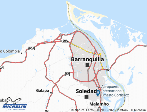 Mappa MICHELIN Las Estrellas - ViaMichelin