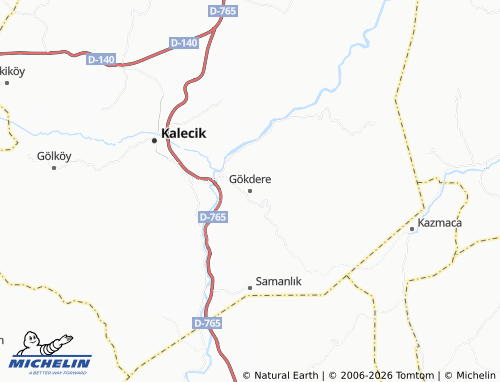 Mapa MICHELIN Gökdere - ViaMichelin
