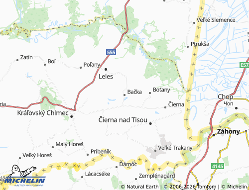 MICHELIN-Landkarte Bačka - ViaMichelin