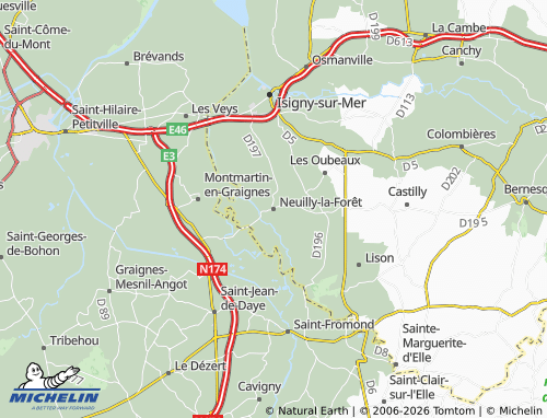 MICHELIN Neuilly-la-Forêt map - ViaMichelin