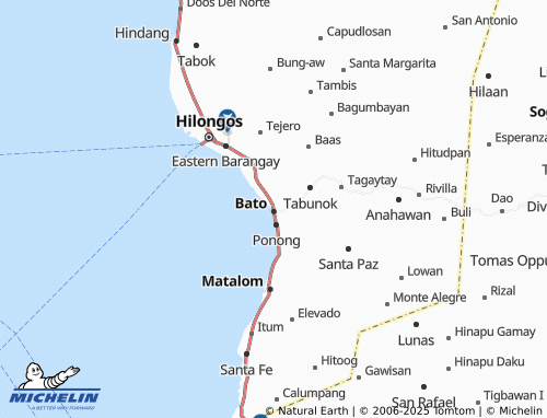 MICHELIN Dawahon map - ViaMichelin