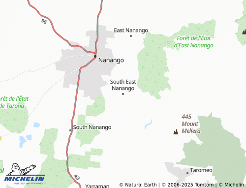 MICHELIN South East Nanango map - ViaMichelin