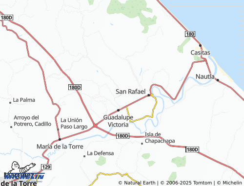 MICHELIN Puntilla Aldama map - ViaMichelin