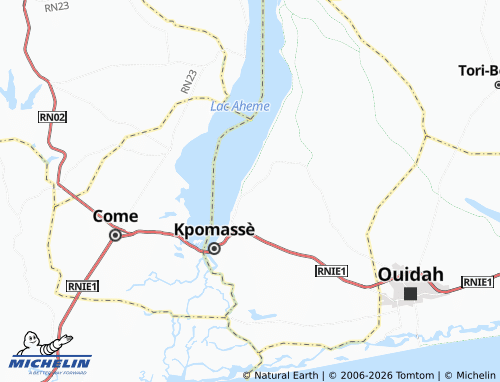 Mappa MICHELIN Adjatokpa - ViaMichelin