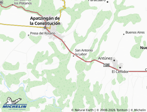 Mapa MICHELIN San Antonio la Labor - ViaMichelin
