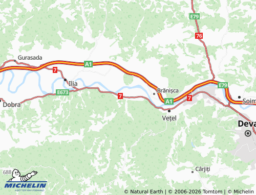 Mappa MICHELIN Leșnic - ViaMichelin