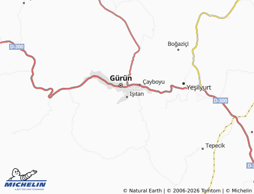 Mapa MICHELIN Işıtan - ViaMichelin