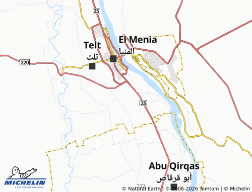 Mappa MICHELIN Bani Ahmad - ViaMichelin