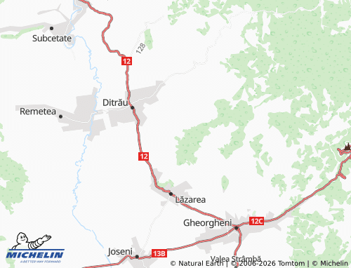 Mappa MICHELIN Ghiduț - ViaMichelin