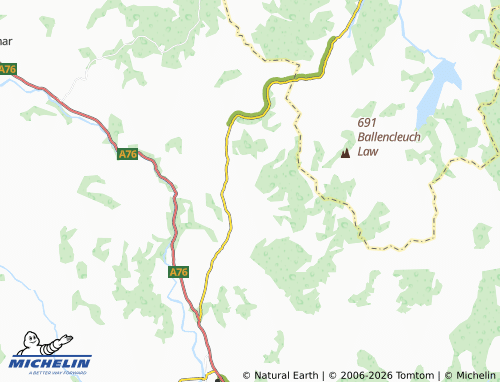 MICHELIN Durisdeer map - ViaMichelin