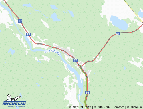 Carte MICHELIN Bispgården - ViaMichelin