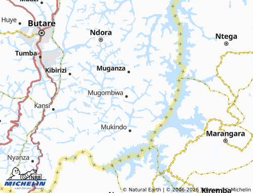 Mappa MICHELIN Mugombwa - ViaMichelin