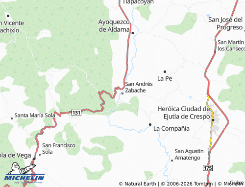 Mapa MICHELIN San Andrés Zabache - ViaMichelin