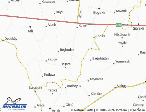 Mappa MICHELIN Konak - ViaMichelin