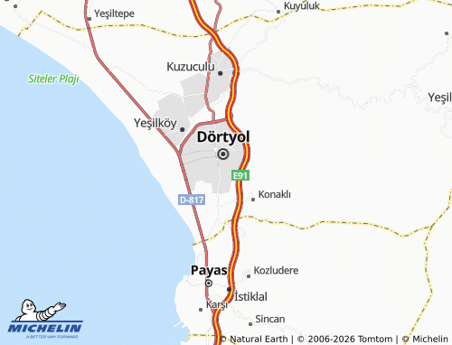 Mappa MICHELIN Özerli - ViaMichelin