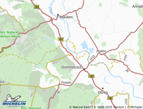 Mapa MICHELIN Wörblitz - ViaMichelin