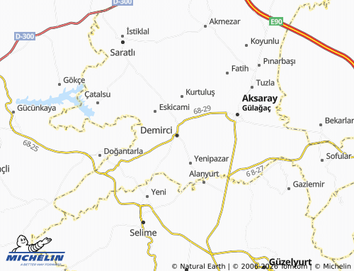 MICHELIN Demirci map - ViaMichelin