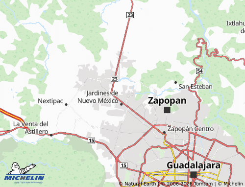 MICHELIN Los Nísperos map - ViaMichelin
