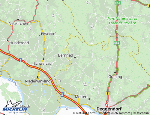 Mappa MICHELIN Bernried - ViaMichelin