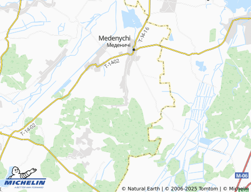 MICHELIN Letnia map - ViaMichelin