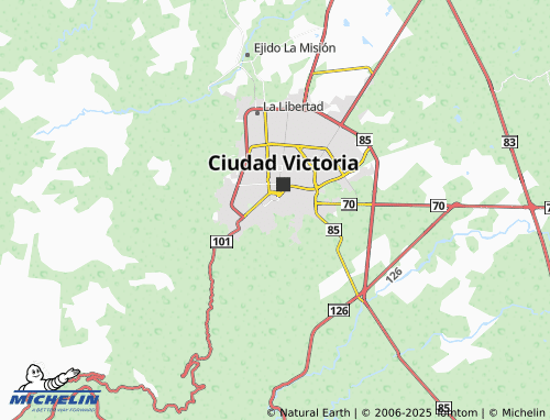 MICHELIN Centro Universitario map - ViaMichelin