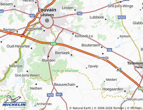 Mappa MICHELIN Bierbeek - ViaMichelin