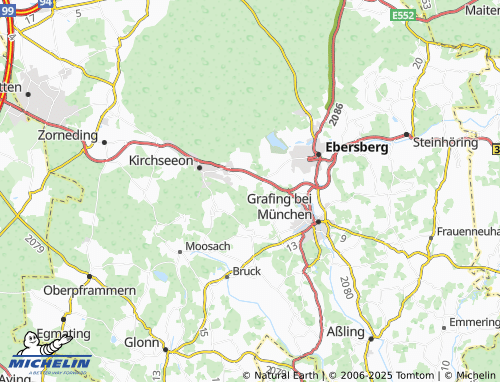 MICHELIN Pötting map - ViaMichelin