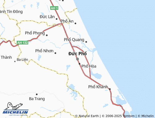 Carte MICHELIN Đức Phổ - ViaMichelin
