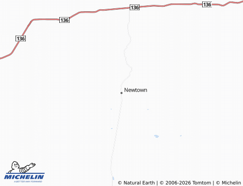 Mappa MICHELIN Newtown - ViaMichelin