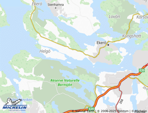 MICHELIN Ekerö Sommarstad map - ViaMichelin