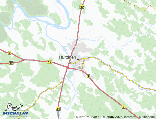 MICHELIN-Landkarte Huittinen - ViaMichelin