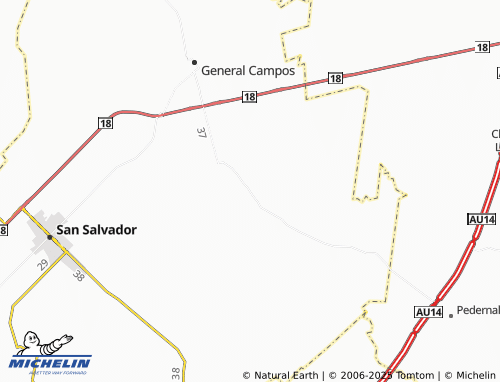 MICHELIN Colonia Oficial Número 5 map - ViaMichelin