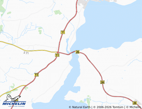 Mapa MICHELIN Vilsund Vest - ViaMichelin