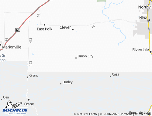 Mapa MICHELIN Union City - ViaMichelin