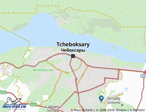 MICHELIN-Landkarte Tscheboksary - ViaMichelin