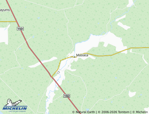 Mapa MICHELIN Masiaca - ViaMichelin