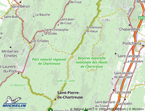 Mappa MICHELIN Saint-Pierre-d'Entremont - ViaMichelin