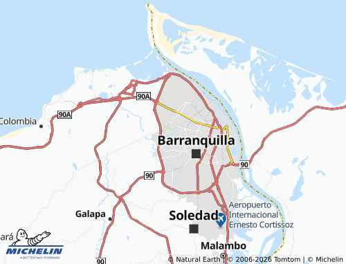 Mappa MICHELIN La Terraza - ViaMichelin