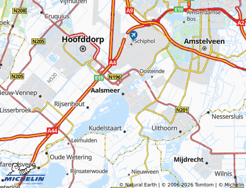 MICHELIN Aalsmeer map - ViaMichelin